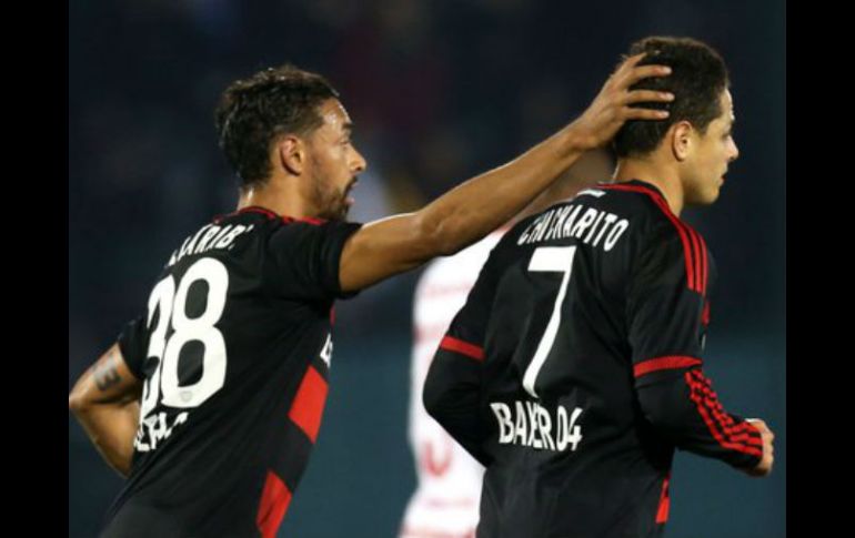 El equipo de Javier 'Chicharito' Hernández tendrá una difícil prueba. TWITTER / @bayer04fussball