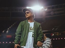 Mars publicó una fotografía en Instagram este viernes en la que aparece en el Levi's Stadium. INSTAGRAM / @brunomars