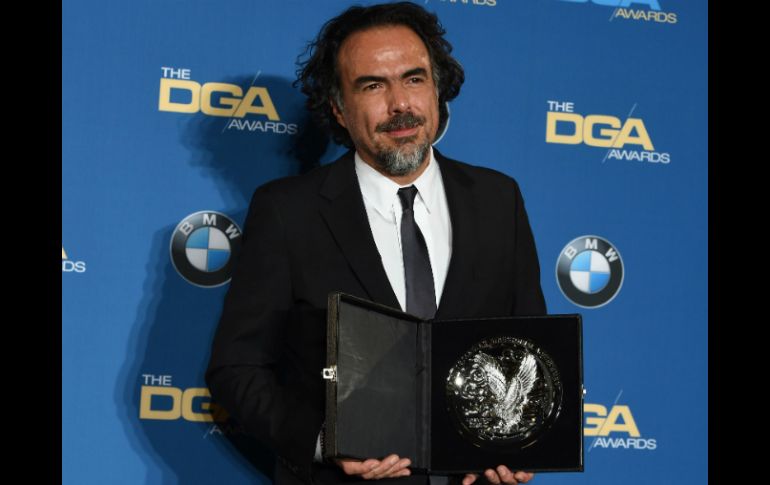 De esta forma, el mexicano se coloca como favorito para obtener el Oscar como mejor director por su trabajo en 'Revenant: El Renacido'. AFP / V. Macon