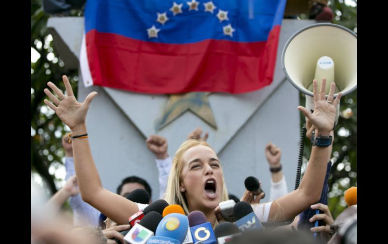 Tintori se encuentra en México para pedir la excarcelación de presos políticos en el país Sudamericano. AP / ARCHIVO