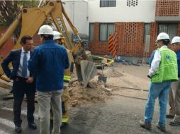 Cuando autoridades de Zapopan llegan a la zona, no había ningún trabajador y la maquinaria estaba abandonada. TWITTER / @PCJalisco