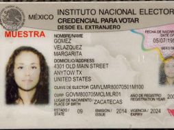 La SRE y el INE firmaron en diciembre pasado un convenio para colaborar en la credencialización de mexicanos. NTX / ARCHIVO