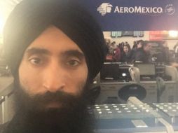 Publicó en Instagram 'Aeroméxico no me dejó volar con mi turbante'. INSTAGRAM / @houseofwaris