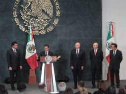 Peña Nieto anunció cambios en la SSa, Pemex y el IMSS. EFE / S. Gutiérrez