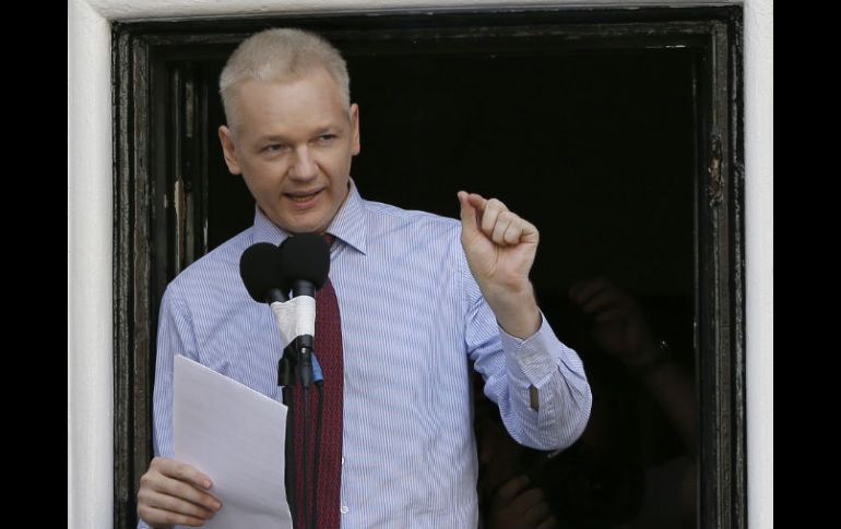 Assange cumplió el pasado 19 de junio tres años refugiado en la embajada ecuatoriana en Londres. AP / ARCHIVO