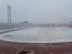 Así lucía Zacatecas a mediados del mes pasado. TWITTER / @minerosfc