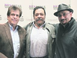 Promotores de la música mexicana. Ignacio Gómez Arreola, Alberto Ángel “El Cuervo” y Francisco Aguilar. EL INFORMADOR / K. Gómez