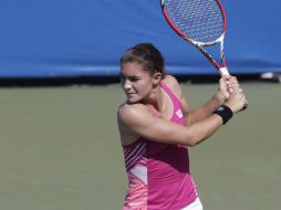 La potosina es la mejor jugadora tricolor ranqueada al ocupar el puesto 198 de la Asociación Femenil de Tenis. EL INFORMADOR / ARCHIVO