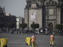 El sábado 13 de febrero se espera la asistencia de unas 70 mil personas para saludar al Papa Francisco en el Zócalo. SUN / ARCHIVO