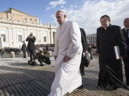 El Papa Francisco arribará a la Ciudad de México la tarde de este viernes. EFE / C. Peri