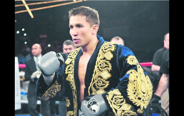 Invicto. El kazajo Gennady Golovkin tiene marca de 34 victorias sin conocer la derrota. AFP /