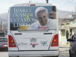 Todo se encuentra listo para recibir al jefe de Estado vaticano. AP / I. Aguirre