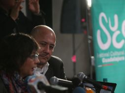 Susana Chávez Brandon y Enrique Alfaro dieron a conocer los detalles del Festival Cultural Sucede. EL INFORMADOR / M. Vargas