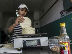 Pese al anuncio sobre el aumento en el precio de la tortilla, algunos establecimientos mantienen en 12 pesos el kilogramo. EL INFORMADOR / R. Tamayo