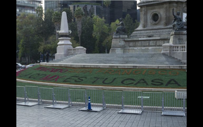 La Ciudad de México ya está lista para recibir al Papa Francisco. NTX / I. Hernández