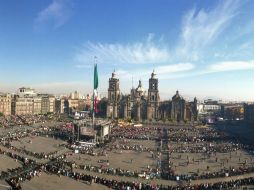 Esta mañana, así lucía el circuito de la Plaza de la Constitución. NTX / J. Arciga