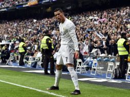 Cristiano Ronaldo, nuevamente, la gran figura del Real Madrid. AFP / G. Julien