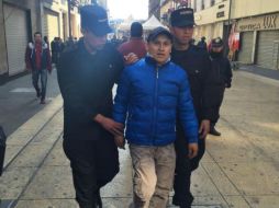 Policías de la Ciudad de México y personal del Estado Mayor Presidencial efectuaron la detención. SUN / ESPECIAL