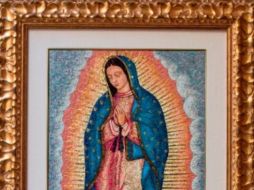 El mosaico de la Virgen de Guadalupe fue entregado en privado. TWITTER / @TweetingPriest