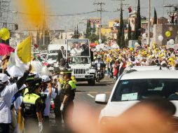 El Papa Francisco visitó la comunidad de El Caracol. EL INFORMADOR / A. García