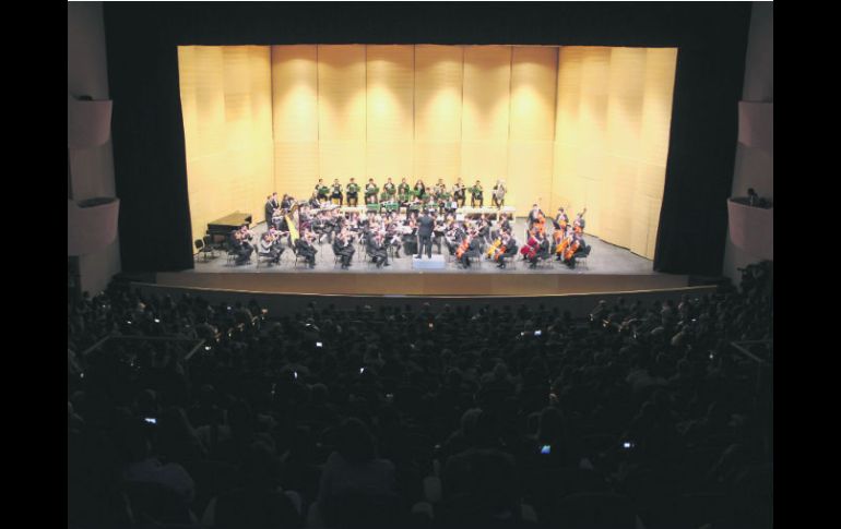 Festín. La Orquesta Sinfónica de Zapopan fue la encargada del cierre de la semana de la inauguración de Palcco. EL INFORMADOR / A. Hinojosa