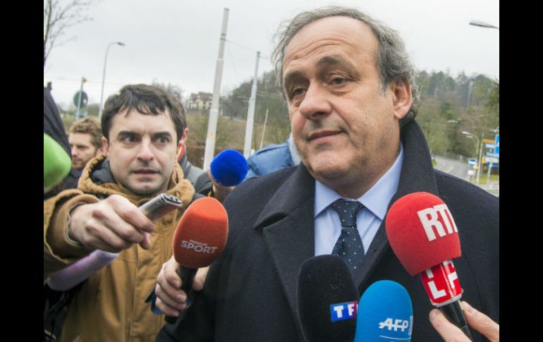 La audiencia de Platini precede a la de Joseph Blatter, presidente dimisionario de la FIFA. EFE / W. Bieri