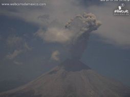 El Volcán El Colima ha estado en actividad en los últimos meses. TWITTER / @LUISFELIPE_P