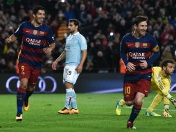 El técnico del Celta afirmó que fue un modo 'diferente' de cobrar el penal. AFP / ARCHIVO