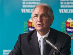 Ledezma fue detenido el 19 de febrero de 2015. Su esposa afirma que el caso ha sido un invento del presidente Maduro. EFE / ARCHIVO