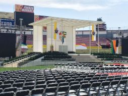 El estadio Morelos se encuentra listo para el encuentro con jóvenes. SUN / ARCHIVO