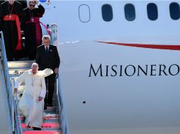 El Papa Francisco celebrará una misa entre dos naciones desde Ciudad Juárez como punto final de su gira por México. AFP / R. Schemidt