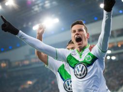 Julian Draxler marcó un doblete para el Wolfsburgo. EFE / M. Becker