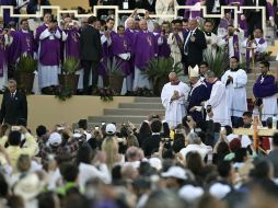 La misa fue el último acto público del Papa Francisco en suelo mexicano. AFP /  Y. Cortez