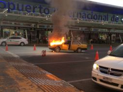 El incidente no pasó a mayores y no hubo ninguna persona herida. TWITTER / @nickops