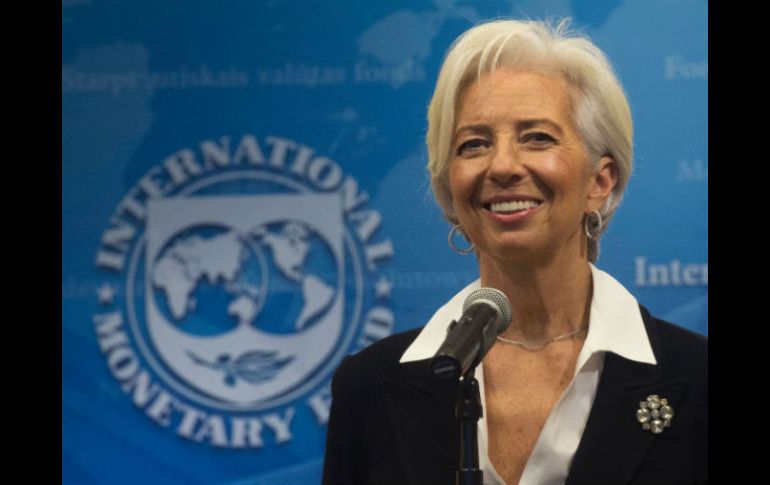 Christine Lagarde fue reelegida este viernes como presidenta del Fondo Monetario Internacional. AFP / A. Caballero