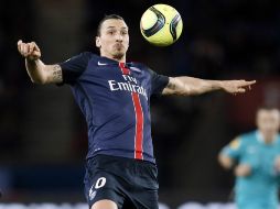 El sueco Zlatan Ibrahimovic eleva su cifra anotadora a 30 tantos en lo que va de curso, 23 en la Ligue 1. EFE /