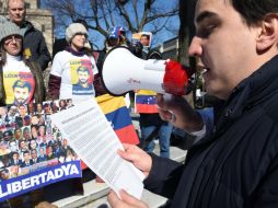 Se invitó a través de Twitter a la concentración en la capital venezolana para respaldar el proyecto de ley de amnistía. EFE / L. Nolly