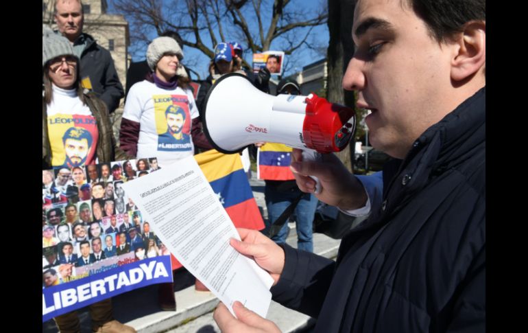 Se invitó a través de Twitter a la concentración en la capital venezolana para respaldar el proyecto de ley de amnistía. EFE / L. Nolly