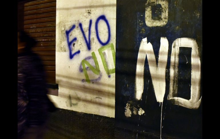 Destacan la participación ciudadana y agradeció la gran movilización nacional de ciudadanos. AFP / A. Raldes