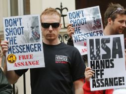 Assange cumplió el pasado 19 de junio tres años refugiado en la embajada ecuatoriana en Londres. AP / ARCHIVO