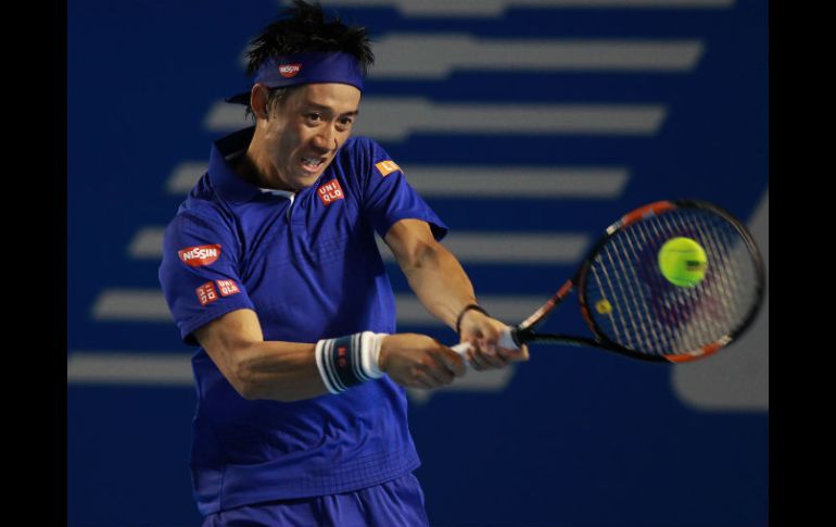 Nishikori se medirá al ganador del partido entre el estadounidense Sam Querry y el israeló Dudu Sela. EFE / A. Cruz