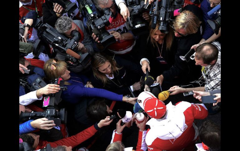 Sebastian Vettel realizó su mejor vuelta en 1:22.810. AFP / J. Jordán