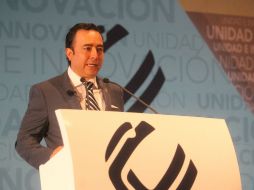 El dirigente señala que tiene la confianza de liderar un grupo de personas que comparte la consolidación de un industria unida. EL INFORMADOR / A. Hinojosa