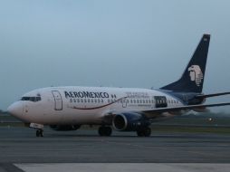 Durante el año, Aeroméxico regresó 17 aviones a los arrendadores y recibió 20 aviones de mayor capacidad. NTX / ARCHIVO