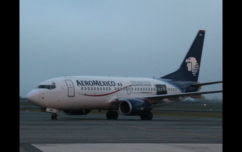 Durante el año, Aeroméxico regresó 17 aviones a los arrendadores y recibió 20 aviones de mayor capacidad. NTX / ARCHIVO