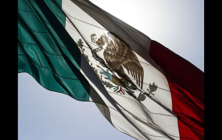 Este miércoles se conmemora el 194 aniversario del Día de la Bandera de México. NTX / I. Hernández