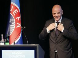 Gianni Infantino es el candidato de la UEFA y es apoyado por Concacaf. AP / M. Probst