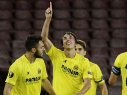 Tomás Pina igualó el marcador al minuto 59 con un centro por la banda izquierda que fue cerrando hasta internarse en la portería. AP / S. Laporta