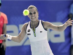 Dominika no llegó como favorita al torneo y ahora se perfila como una rival que puede conquistar el WTA Internacional de Acapulco. AFP / P. Pardo