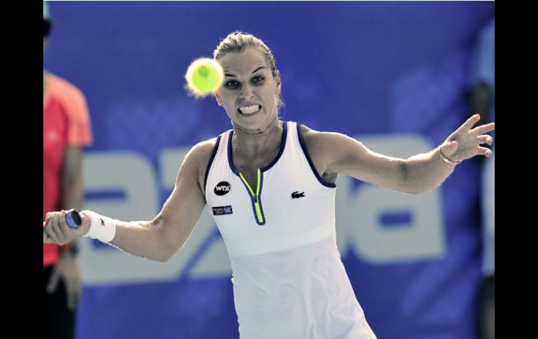 Dominika no llegó como favorita al torneo y ahora se perfila como una rival que puede conquistar el WTA Internacional de Acapulco. AFP / P. Pardo